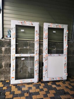 Plastové vchodové dvere s výškou 190cm - 3