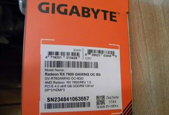 Nová grafická karta Gigabyte GV-R76GAMING OC-8GD - 3