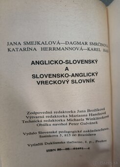 Slovník - anglický, nemecký a taliansky - 3