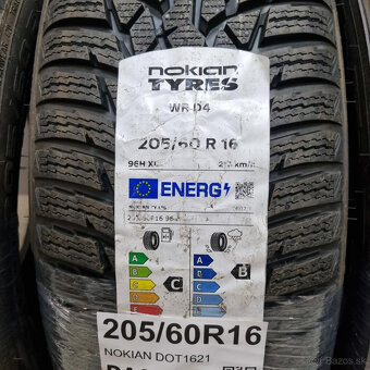 Zimné pneumatiky 205/60 R16 NOKIAN DOT1621 - 3