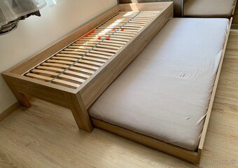 🛏 Predám rozkladaciu posteľ/ 2-krat 80x200 cm + matrace - 3