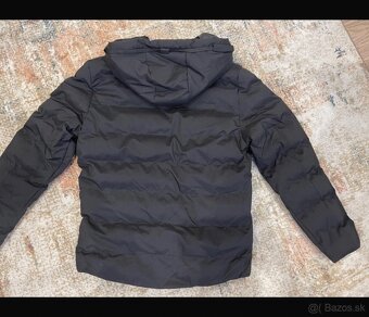 Čierna pánska bunda presívaná veľ. M - 3