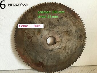 Pílové kotúče a oska na cirkulár - 3