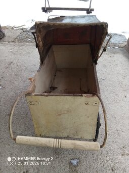 Historický kočík pre bábiky - 3