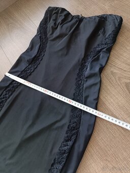 Šaty bez ramienok M - 3