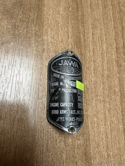 Štítok Jawa Perák 250 - 3