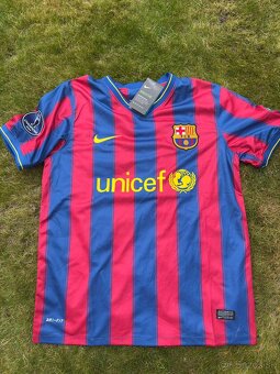 Domáci dres FC Barcelona – Messi (Liga majstrov 2009), veľko - 3