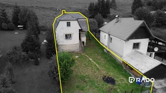 RADO | Stavebný pozemok 297m2 + starý rodinný dom, Vrícko - - 3
