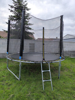 Trampolína DUVLAN 305 cm a ochranná sieť + schodíky - 3