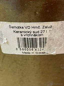 Predám - SUD na kapustu - 27L - ako nový - - 3