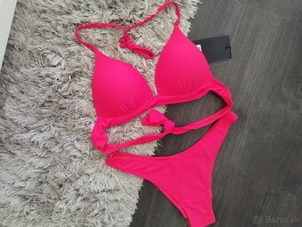 Push up plavky brazílky malinovo červené.S,L,XL,2XL - 3