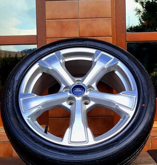 alu R18 5x108, pneu 235/45, orig. Ford, ako NOVÉ - 3