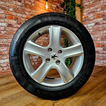 Alu disky orig. PEUGEOT R16 + letné pneu 205/60 R16 - 3