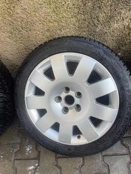 Predám disky 5x112 Škoda Superb I + celoročne  (7mm dezén) - 3