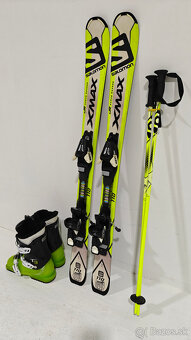 LYŽE SALOMON XMAX JR 110CM + LYŽIARKY SALOMON T3 36EUR - 3