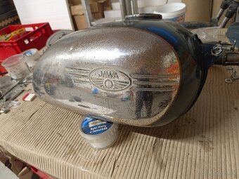 jawa sport originál modrá nádrž - 3