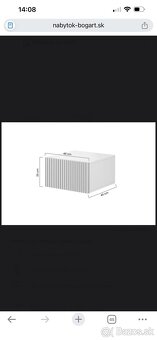 Predám nočné stolíky (2ks) - 3