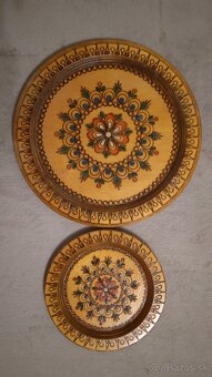 Drevené maľované taniere - 3