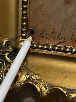 starožitny obraz - ciganka - 3