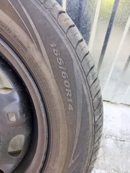 Predám letné pneumatiky s diskami Škoda Fabia - 3