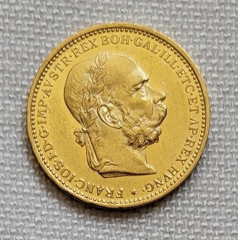 Zlaté rakúske 20 koruny Franza Jozefa I., 1893, 1894, 1897bz - 3