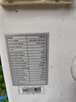 Predám tepelné čerpadlo na bazén 5,5KW - 3