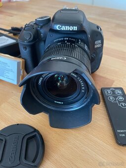 Canon EOS 600D s objektívom EF-S 18-55 mm - 3