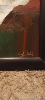 obraz Zátišie spadajucim jablkom od Jozef Pražmari - 3