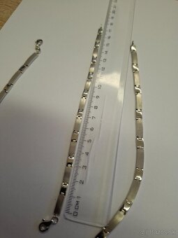 Strieborný set - náramok a náhrdelník - 3