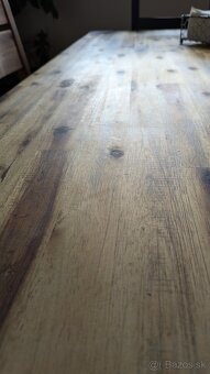 Masívny drevený stôl 90x160cm - 3