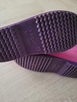 Dievčenské gumáky coqui veľ. 27 - 3