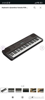 Yamaha PSR-E360 Dark Walnut elektrický keyboard - 3