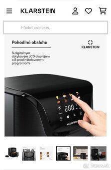 Teplovzdušná fritéza Karlstein - 3