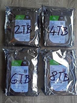 Ext HDD Seagate 8 / 6 / 4 / 2TB Barracuda-nepoužité - Záruka - 3