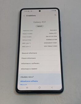 Samsung Galaxy A51 4/128gb Modrý s káblom - 3