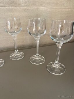 Predám retro poháre na liker -5 ks - 3