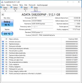 ADATA XPG SX8200PNP 512GB M.2 SSD NVMe - 3
