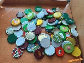 Zaváraninové viečka cca 90ks, 65mm - 3