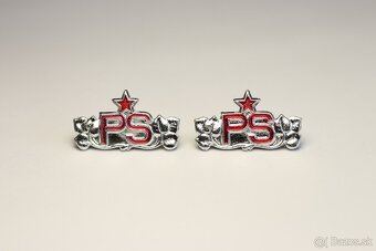 Odznaky PS Pohraničná Stráž, krásny stav - strieborné, ČSLA - 3