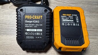 Nová 4ah batéría / akumulátor Procraft Ultra s nabíjačkou - 3