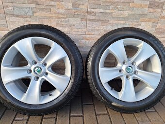 Originál Škoda 5x112 R16 pneu Sava 205/55 R 16 - 3