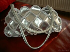 Predam set  kabelka+ balerinky...strieborne - 3