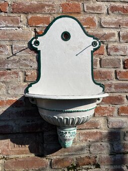 Starožitné liatinové umývadlo - 3