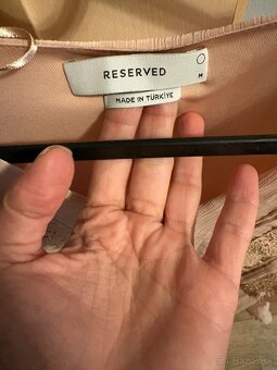 Ruzove pudrove šaty Reserved - 3