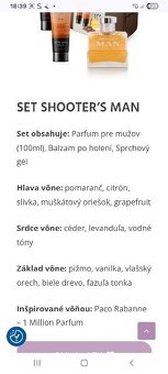 Shooters man parfum pánsky.. 100ml ..Valeentiiin - 3