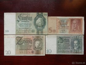 Vojnové Nemecké bankovky - 3