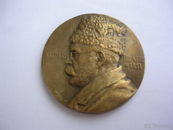 AE medaila 1917 Alois Jirásek autor J.Šejnost - 3