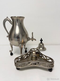 Samovar s cínu a liatina - 3