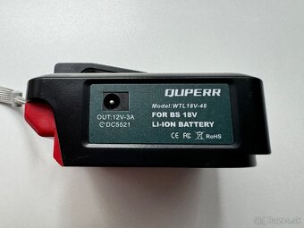 Nabijacka na telefon tablet cez akumulator Bosch 18V - 3