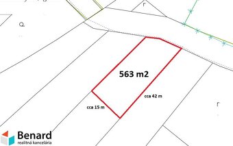 PEČOVSKÁ NOVÁ VES-OKR. SABINOV, POZEMOK, 563 m2,UL.NA PEČOVE - 3